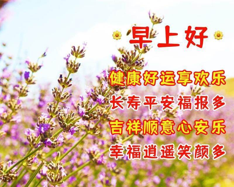 早上好吉祥如意祝福語_早上好平安祝福語優美句子