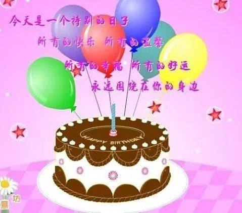 明天是你的生日 提前祝你生日快樂