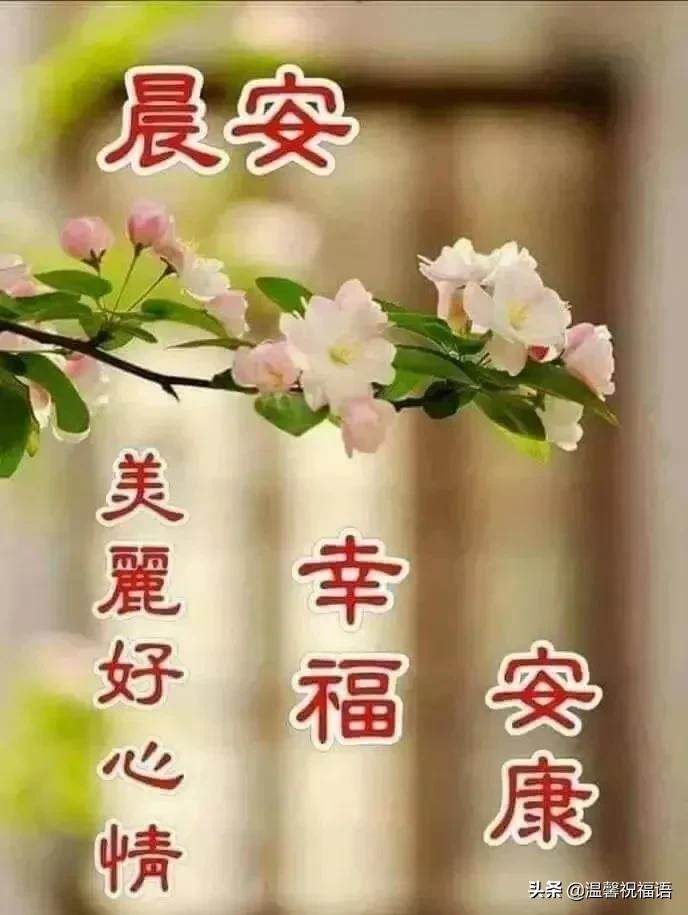 早安文字和表情祝福語 早安祝福句子經典語句