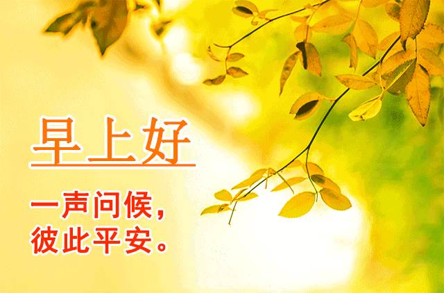 早安祝福語圖片早安動態圖片帶字_早安暖心祝福語圖片帶字