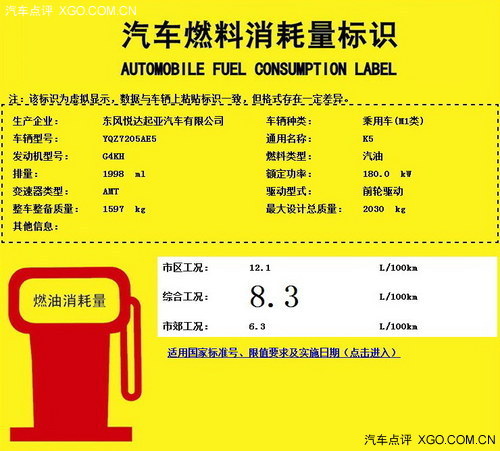 有望11月亮相 國產起亞K5 2.0T車型曝光