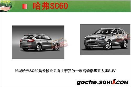 哈弗H6/SC60 長城兩款高端SUV車型曝光